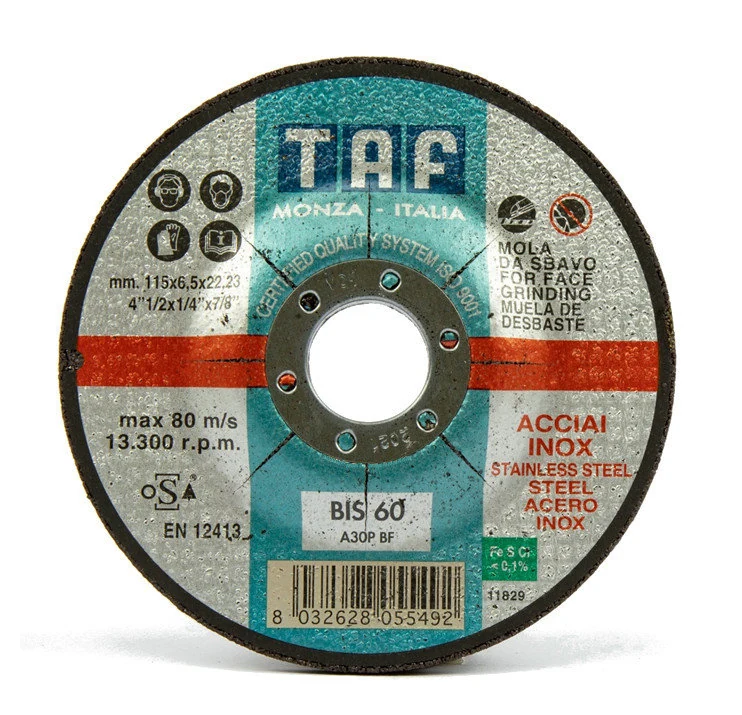 TAF BIS60 A30P brusna ploča za čelik, inox i gus