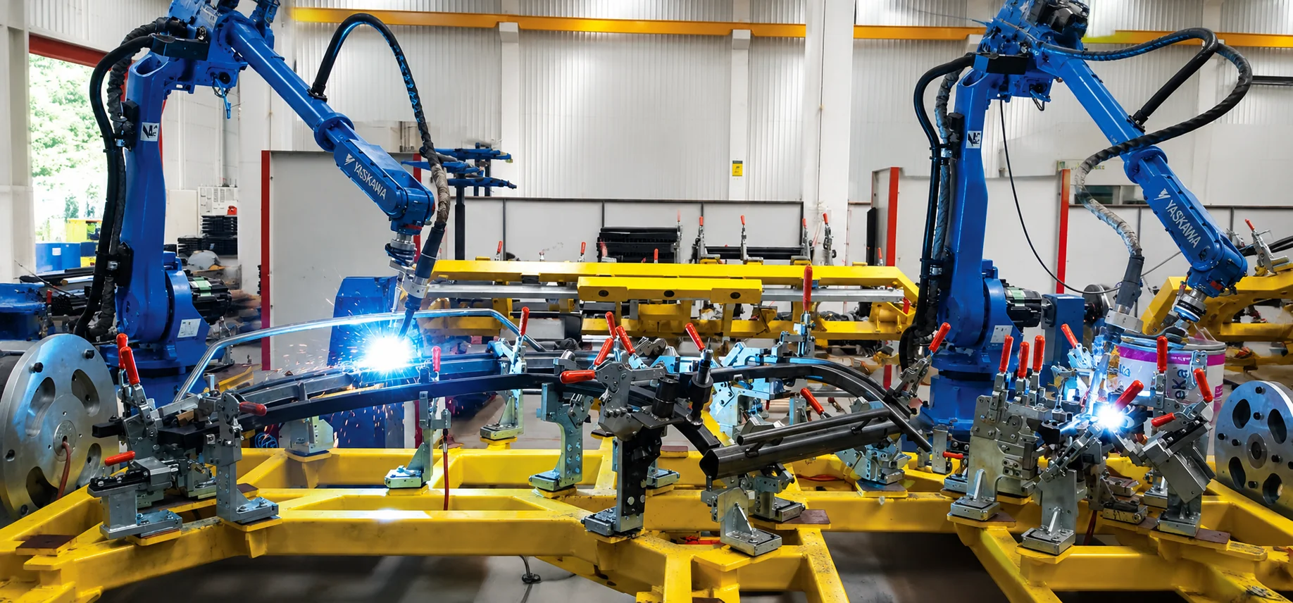 KUKAMET preklopne i šablonske stege u robotskoj zavarivačkoj ćeliji