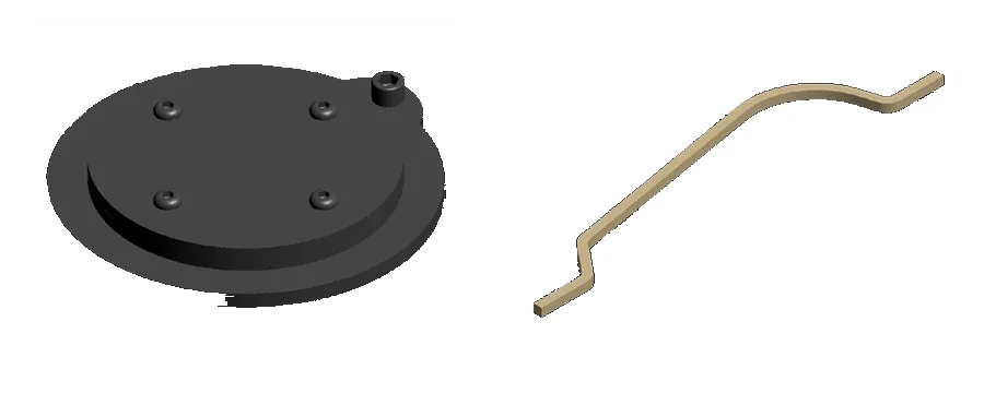 Belly-top luk Ø225 mm za NARGESA stroj