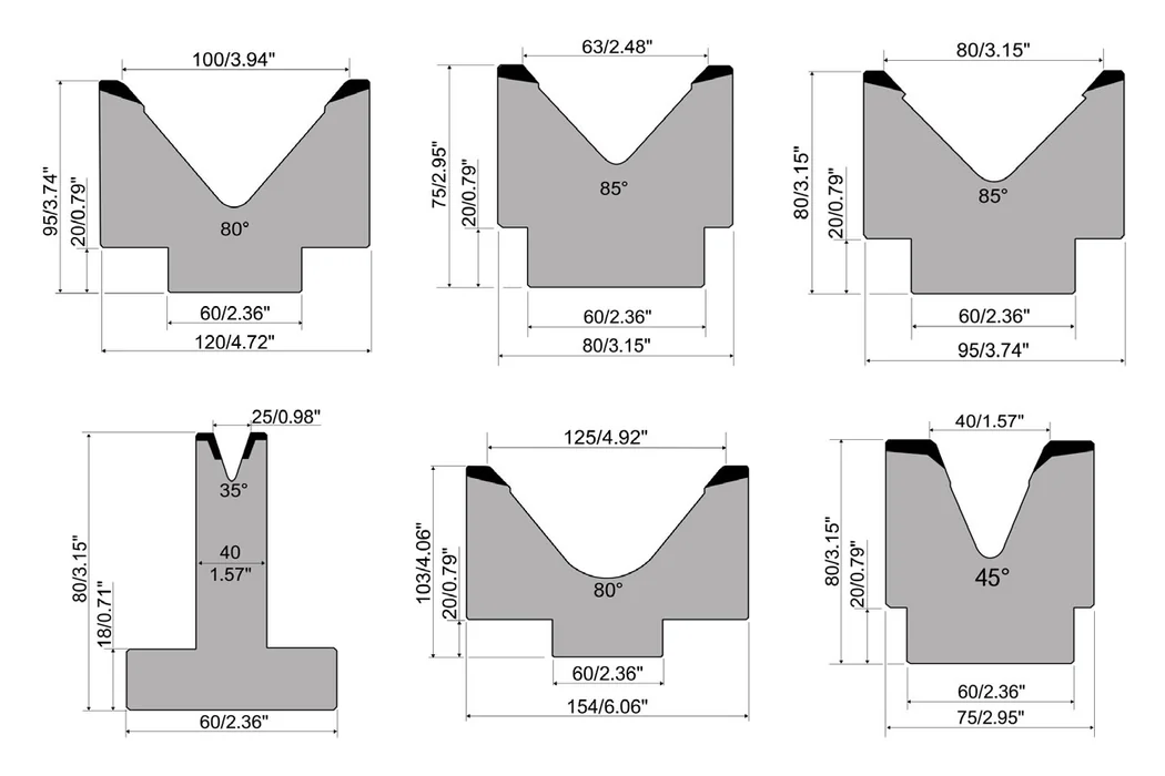Promecam V-matrice za NARGESA PP200CNC